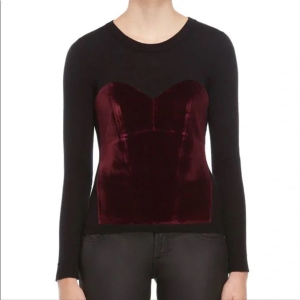 Milly Sweater with Velvet corset